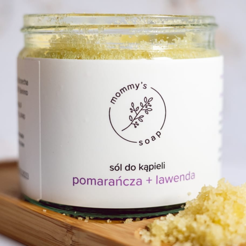 Sól do kąpieli pomarańcza lawenda mommys soap