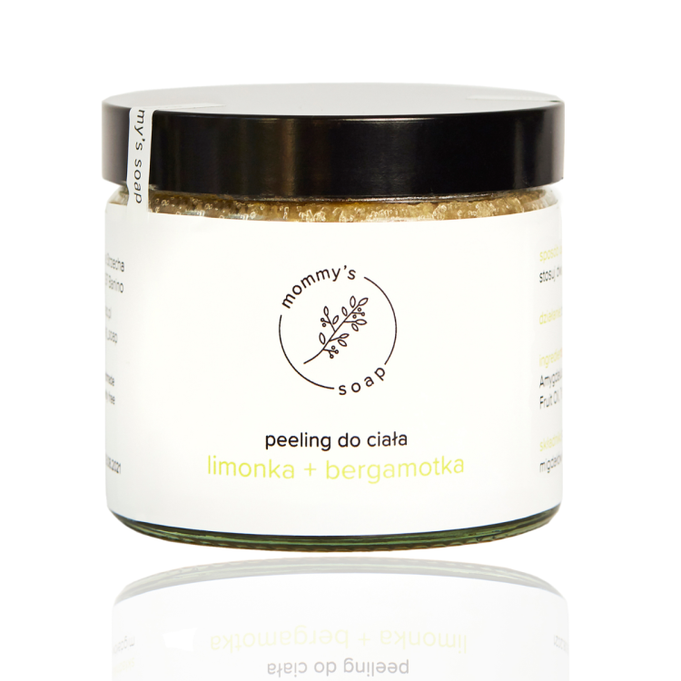 Naturalny peeling do ciała limonka i bergamotka Mommys Soap
