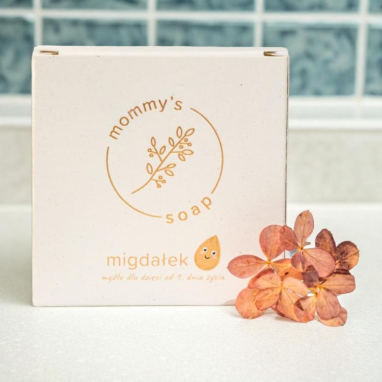 Naturalne mydło dla dzieci migdałek Mommys Soap