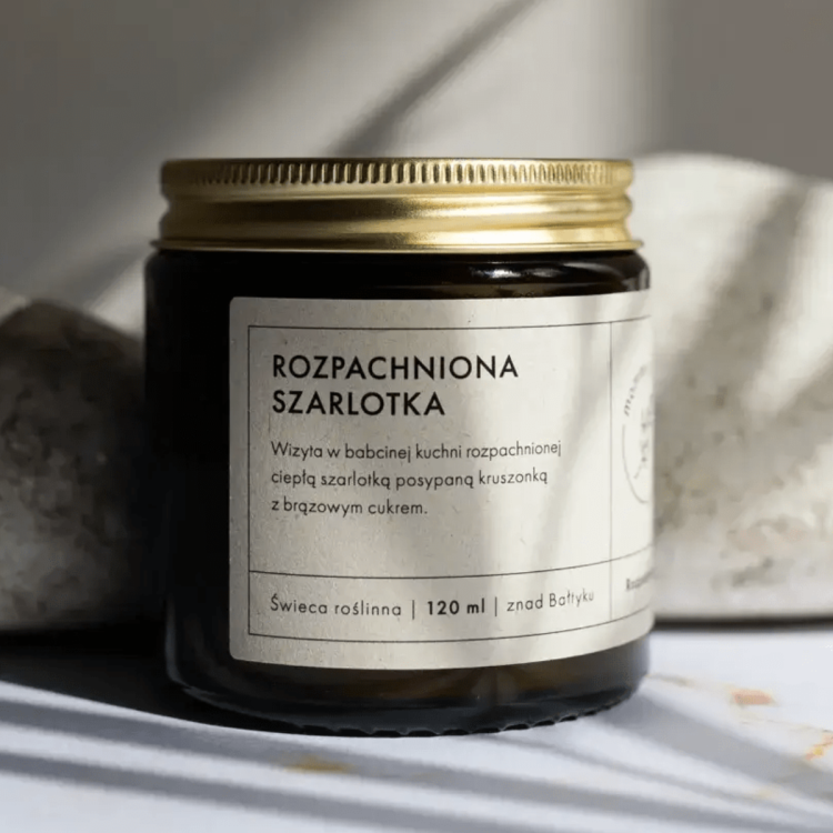 Długi czas palenia do 25 godzin - naturalna świeca sojowa