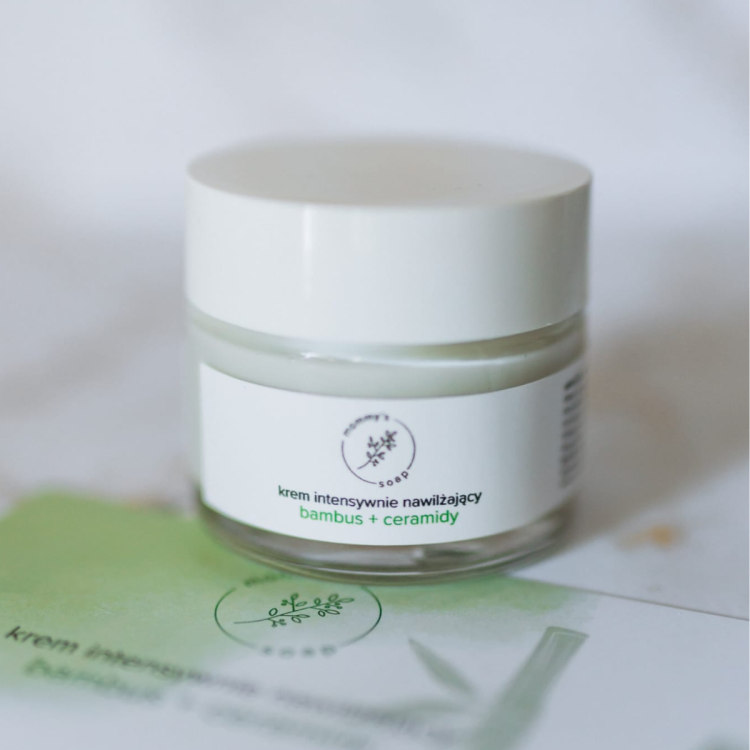 Krem intensywnie nawilżający BAMBUS i CERAMIDY Mommys Soap
