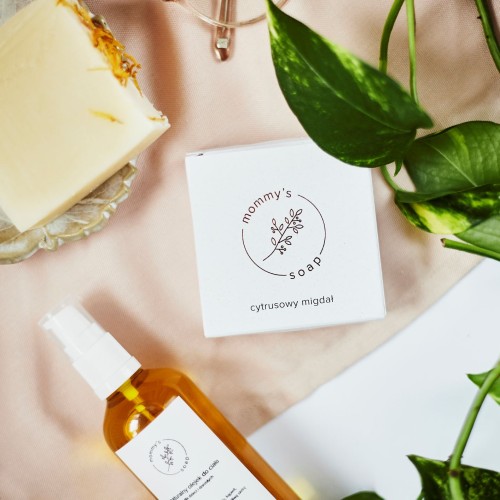 Naturalne mydło cytrusowy migdał Mommys Soap
